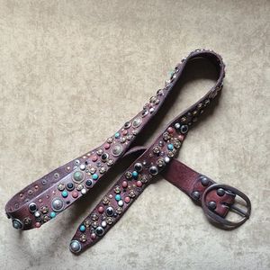 Jeweled studded belt